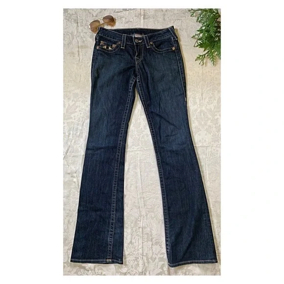 True Religion Jeans World Tour boot cut denim jeans Size 27 - Picture 5 of 8